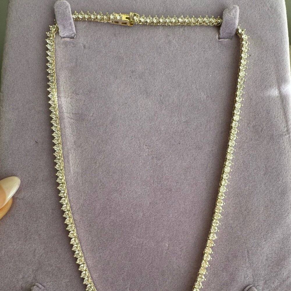 Melinda Maria Not Your Basic Tennis Necklace